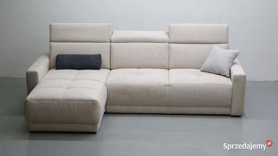 TNL NAROŻNIK regulowane zagłówki kanapa rogówka