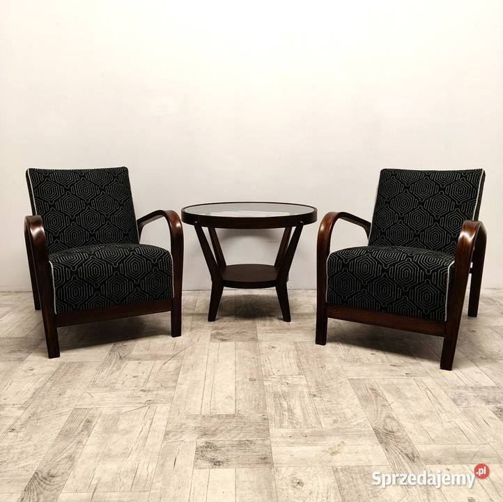 fotel fotele art deco vintage lata 50te design Radomsko