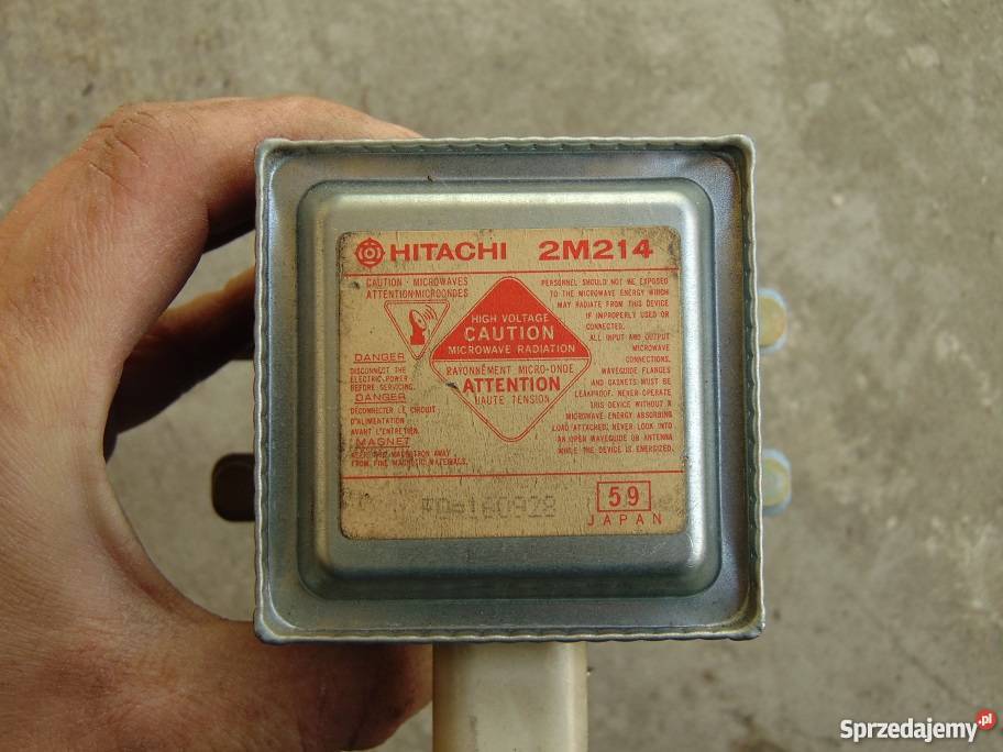 Magnetron Hitachi 2M214 pomorskie Pelplin