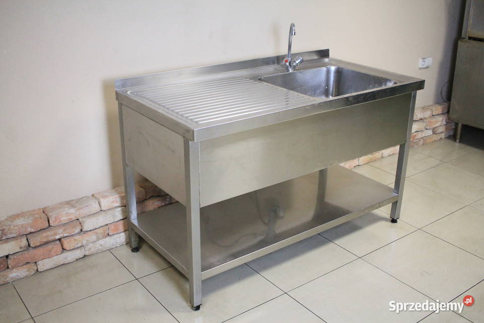 Stół gastronomiczny ze zlewem 140x70 BATERIA Pszczyna