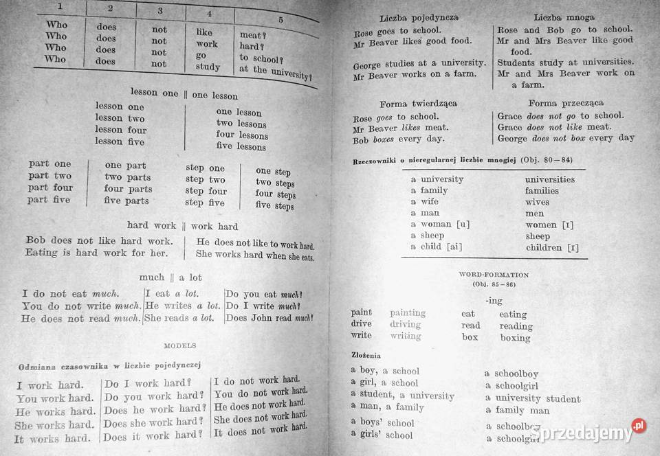 English for polish students Alfred Reszkiewicz miękka sprzedam