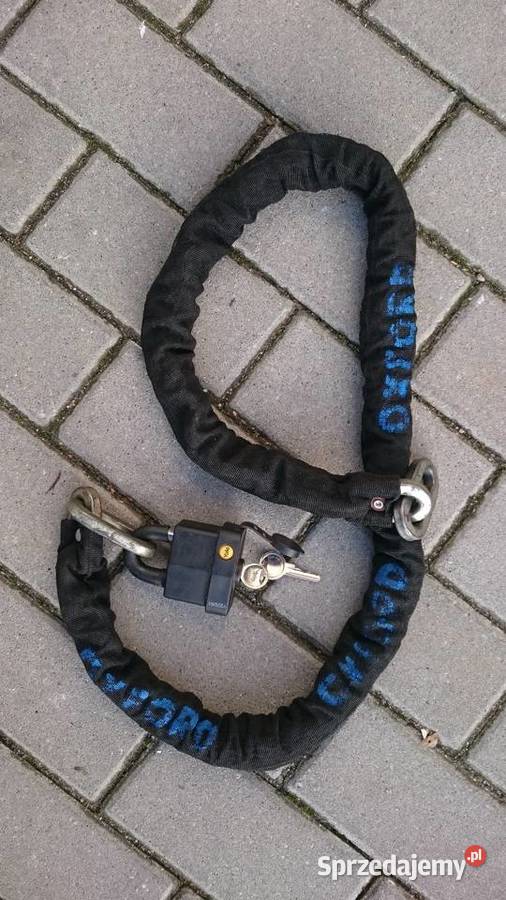 zabezpieczenie Łańcuch do motoru OXFORD z kłódką