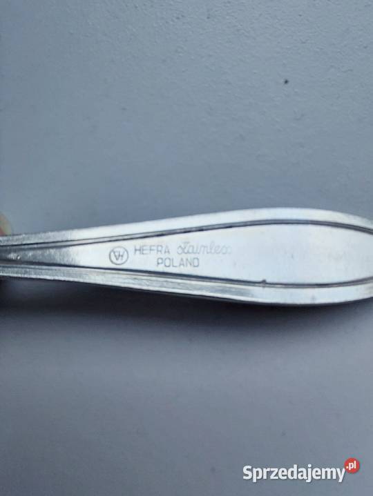 6 widelczyków deserowych Hefra stainless wielkopolskie Poznań sprzedam