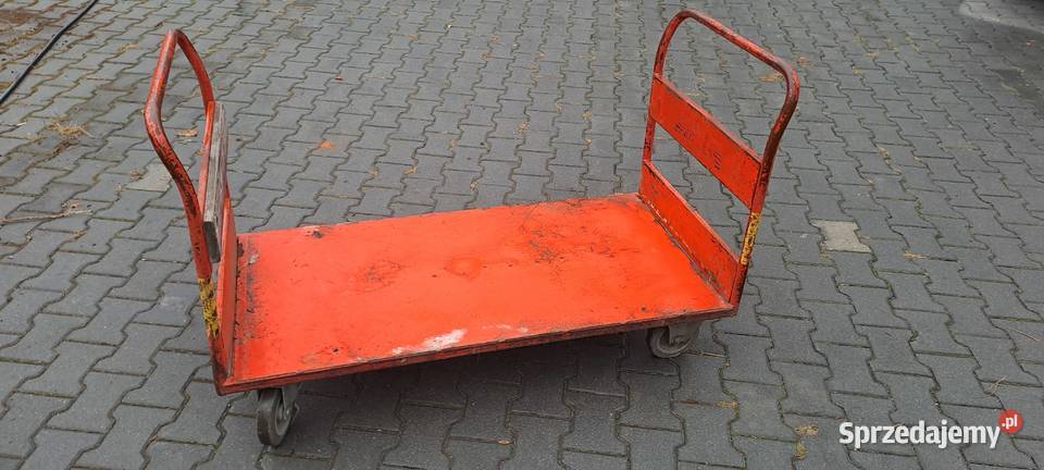 Wózek transportowy magazynowy Wózek platformowy Poznachowice Dolne