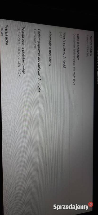 Tablet Lenowo Tab 3 10 Łódź