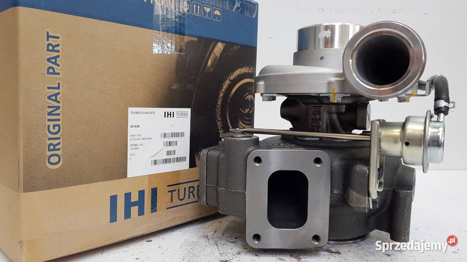 Nowa turbosprężarka IHI MYEM C72CADS0051B RHC7 mazowieckie sprzedam