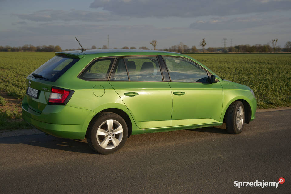 Skoda Fabia 14 TDI 105 kombi pierwsza rej 2018 Samochody osobowe dolnośląskie Środa Śląska