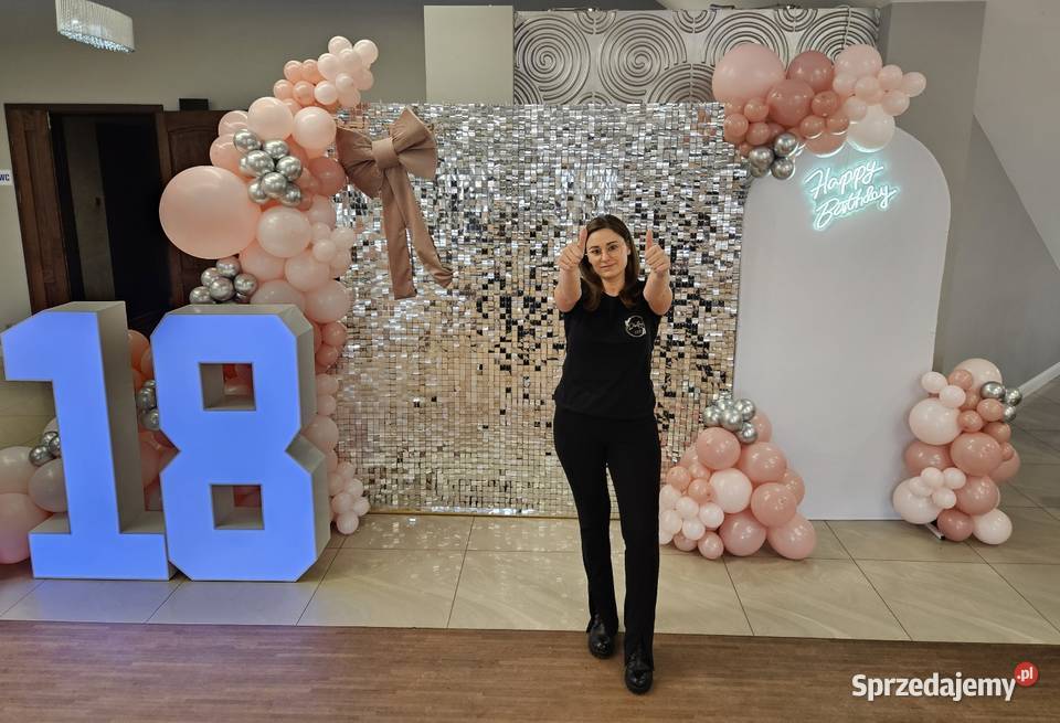 Ścianki balonowe dekoracje imprez