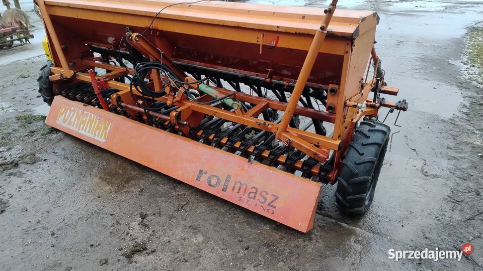 Siewnik Zbożowy Rolmasz Poznaniak 2003 Scieżki Kowale Pańskie