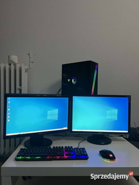 Komputer do gier 2 monitory i3 10100f 16GB DDR4 podkarpackie Podleszany
