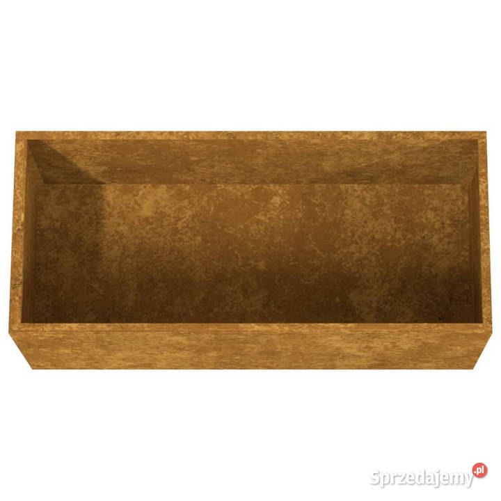 Donica 62x30x29 stal kortenowska WM821556 Ogród