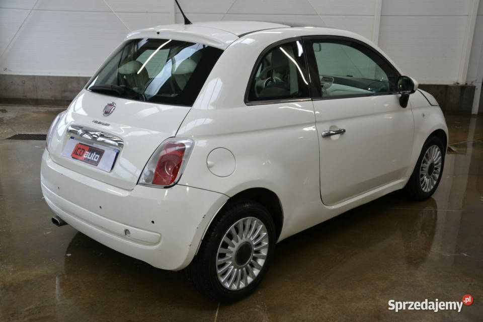 Fiat 500 12 benzyna 70 klimatyzacja wspomaganie biały Kęty
