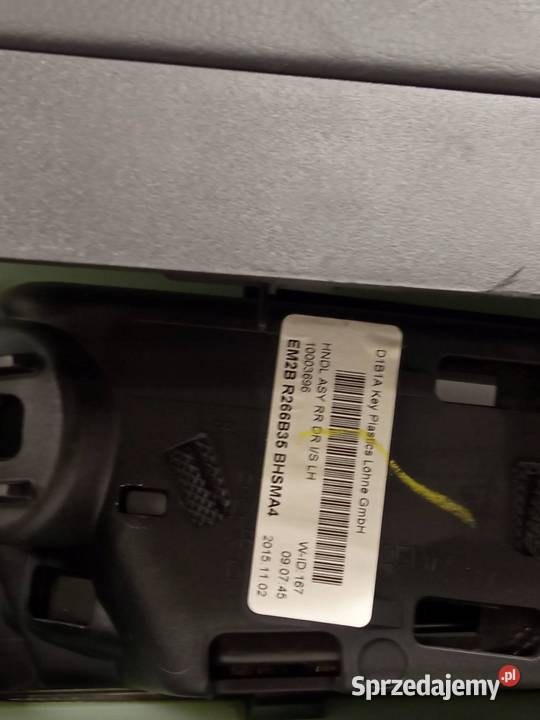 TAPICERKA BOCZEK LEWY TYŁ EM2BR27473A Ford Rok produkcji 2015