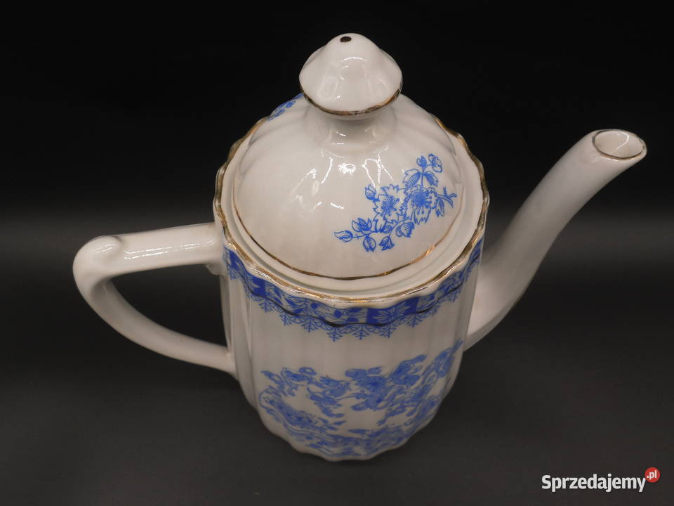 Porcelanowy dzbanek do kawy China Blau