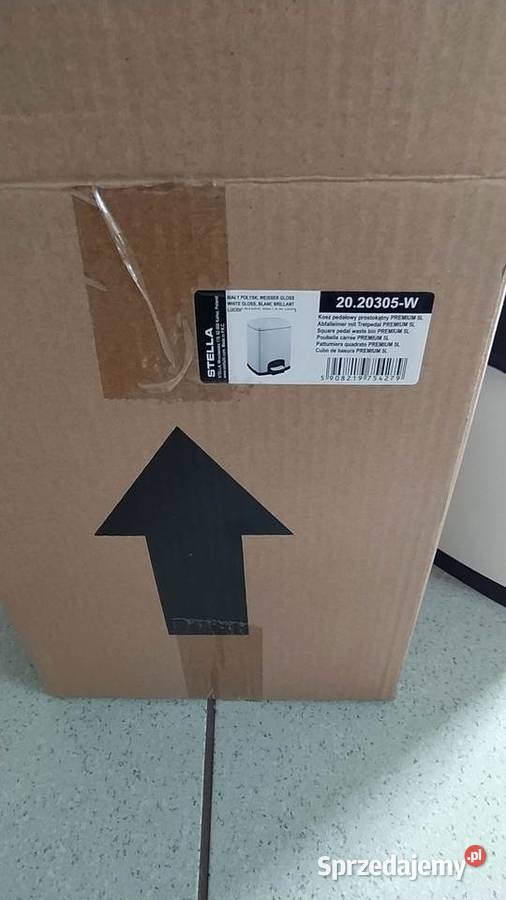 STELLA kosz pedałowy PREMIUM 5L Biały 2020305W wielkopolskie Kalisz