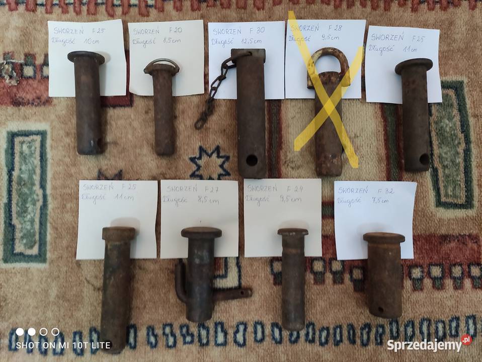 Sworznie rolnicze solidne Pozostałe Przeworno