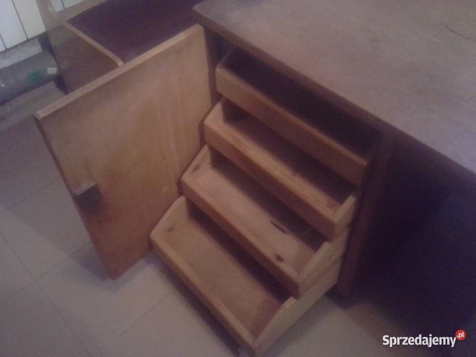 Biurko z szufladami prl a może starsze Warszawa