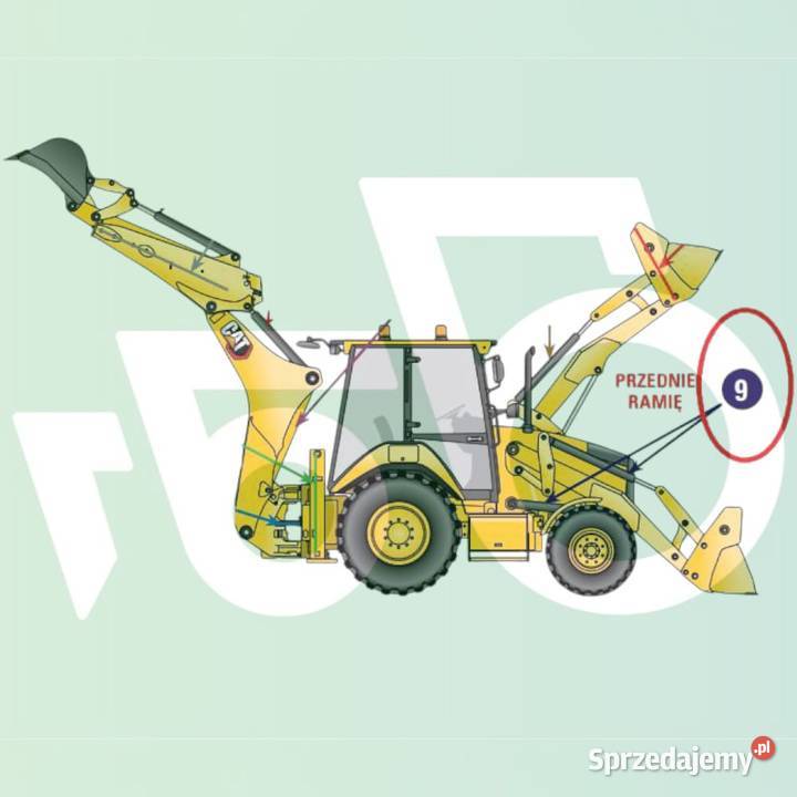 Siłownik hydrauliczny podnoszenia ramienia Wilkowo