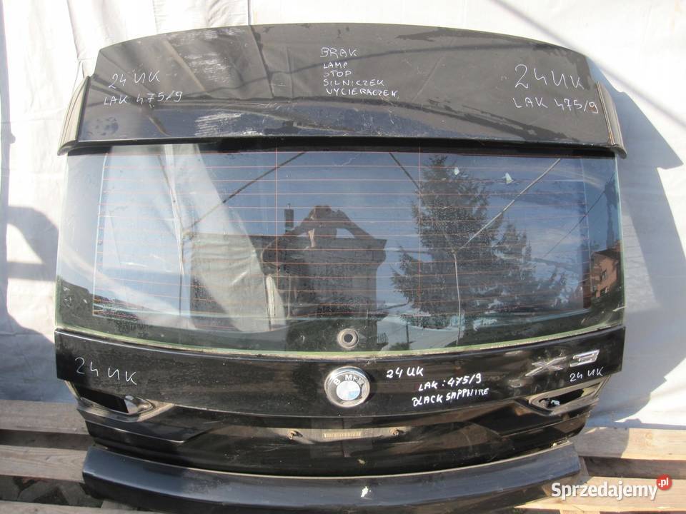 BMW X3 E83 LIFT 06r klapa tył