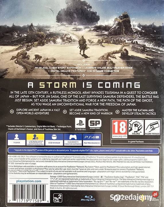 GHOST OF TSUSHIMA DIRECTORS CUT PLAYSTATION 4 4 Kraków