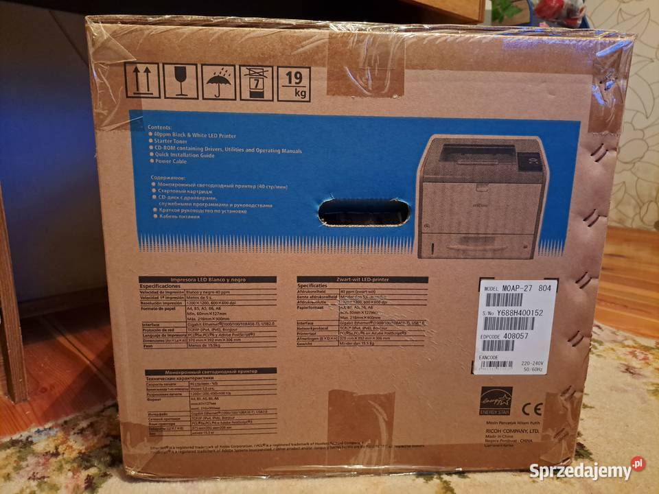 Drukarką laserowa Nowa Ricoh Starachowice