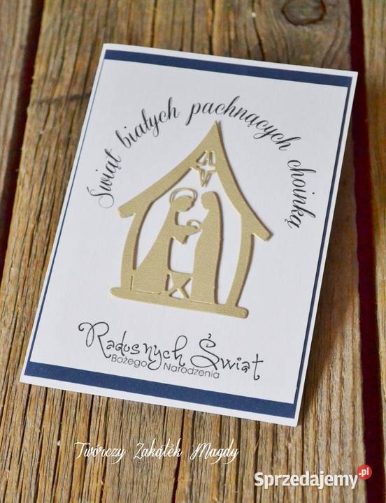 Kartka świąteczna na Boże Narodzenie z szopką Słupsk