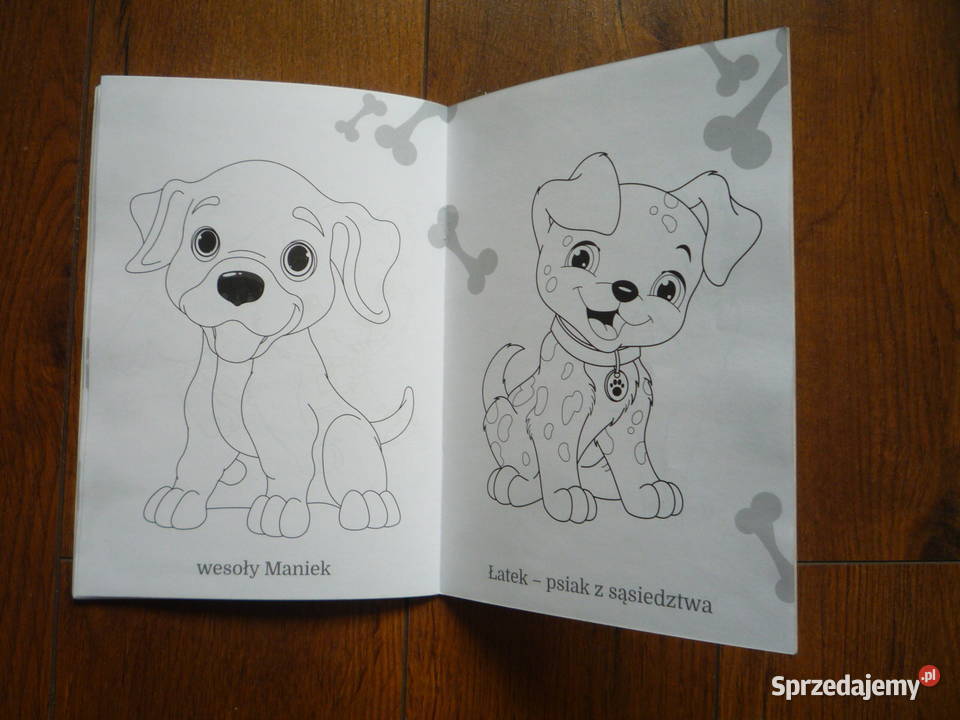Kolorowanka Pieski maluszkowe malowanie zachodniopomorskie Szczecin