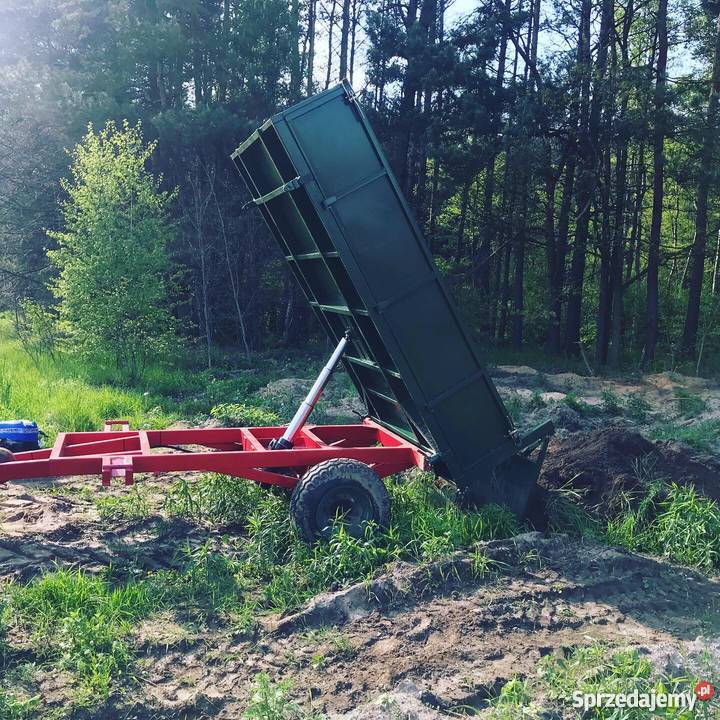 przyczepa kiprowana 5 tonowa wywrót na trzy nieuszkodzony małopolskie Olkusz