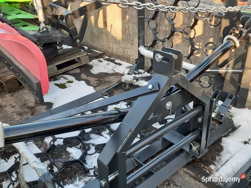 Włóka łąkowo polowa 6m 3rz Dwa siłowniki nieuszkodzony Tarnów