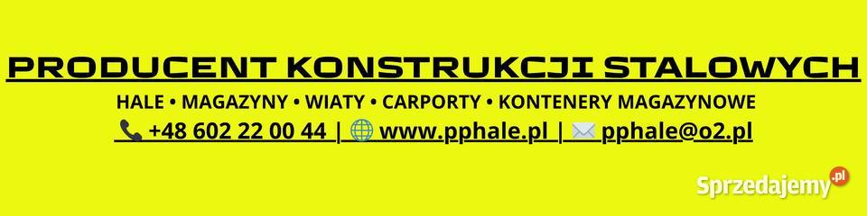 Konstrukcja Stalowa 6x6 Wiata Hala Garaż Carport Rawa Mazowiecka