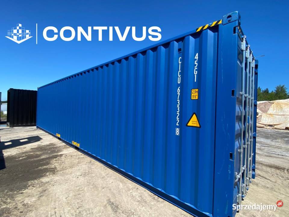 Kontener magazynowy NOWY 40 HC 12m morski Gliwice