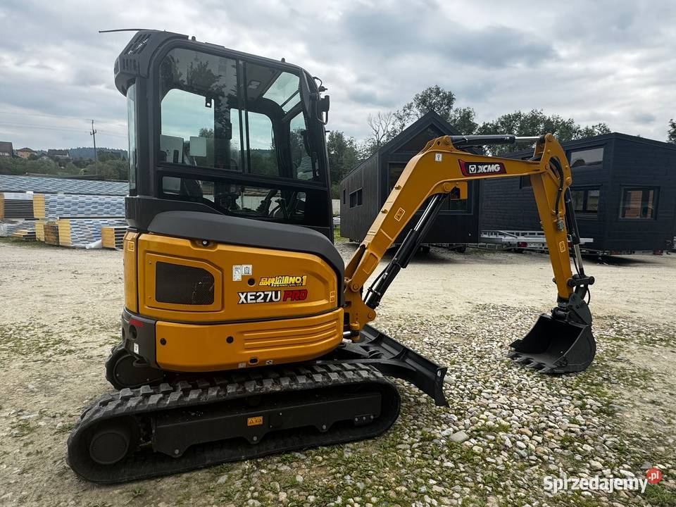 Minikoparka XCMG XE27U 288t nowa klimatyzacja Mszana Dolna sprzedam