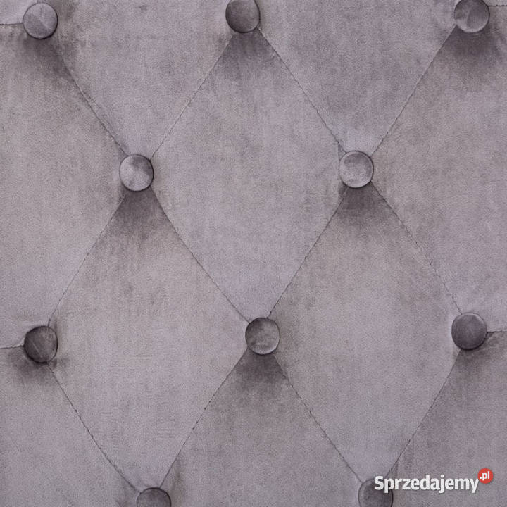 Krzesło stołowe szare obite aksamitem WM287951 Warszawa