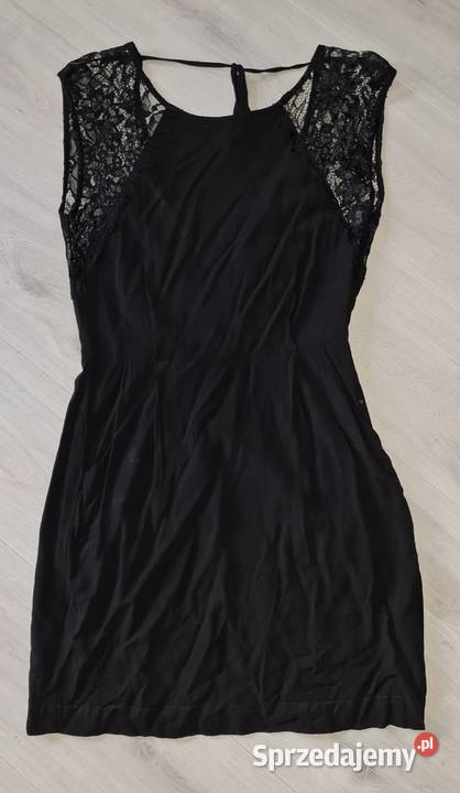 Sukienka koronka czarna 36S Rozmiar 36(S) Łódź