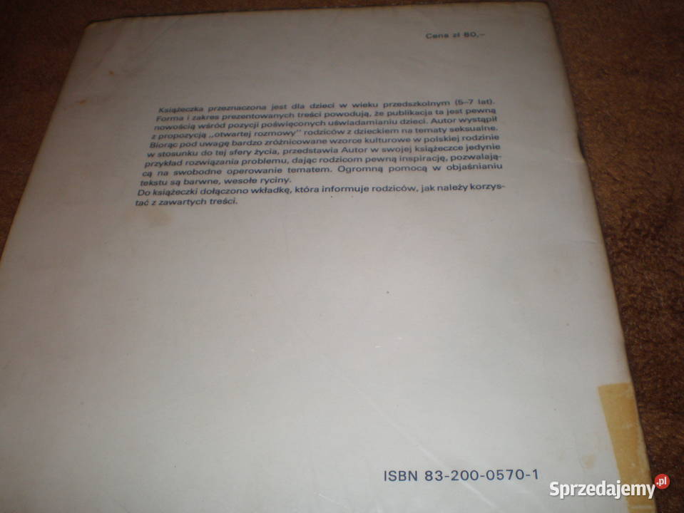 Sprzedam książkę Skąd się biorą dzieci używana Piekary Śląskie
