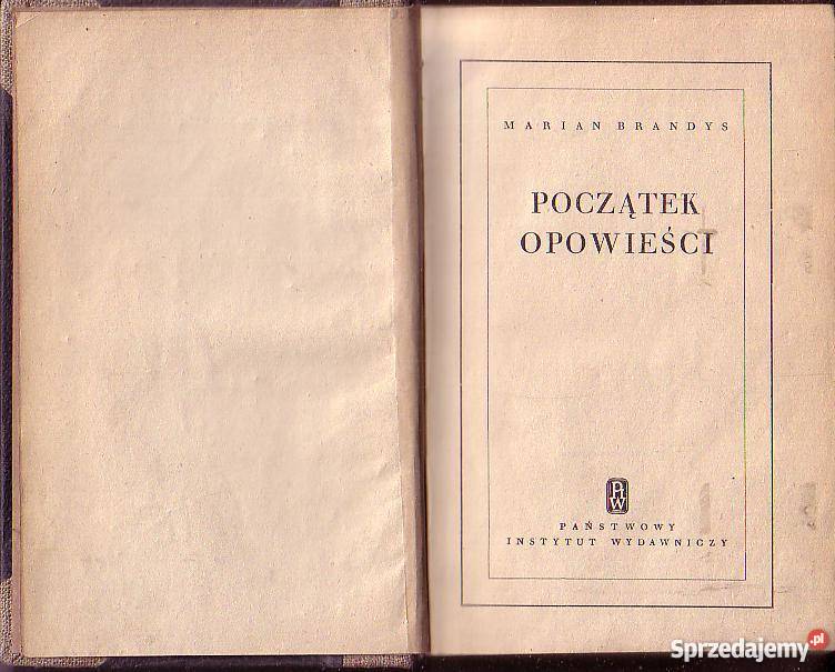 0522 POCZĄTEK OPOWIEŚCI MARIAN BRANDYS Czyrna