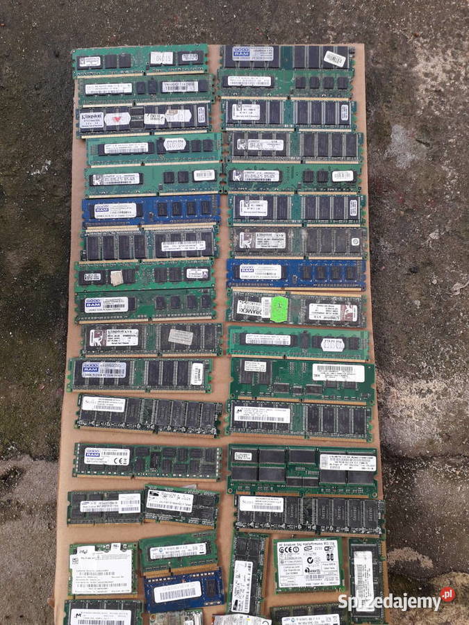 Pamięć ram złom elektroniczny złoto płyta główna Częstochowa