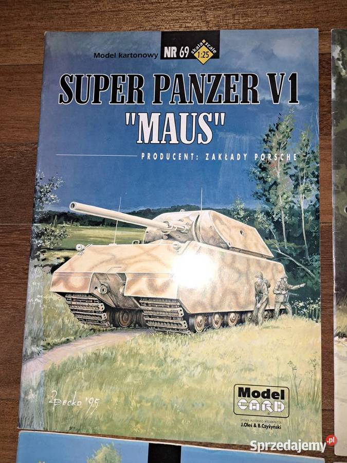 Modele kartonowe 4 Duże skala 125 T35 Panzer śląskie Bielsko-Biała