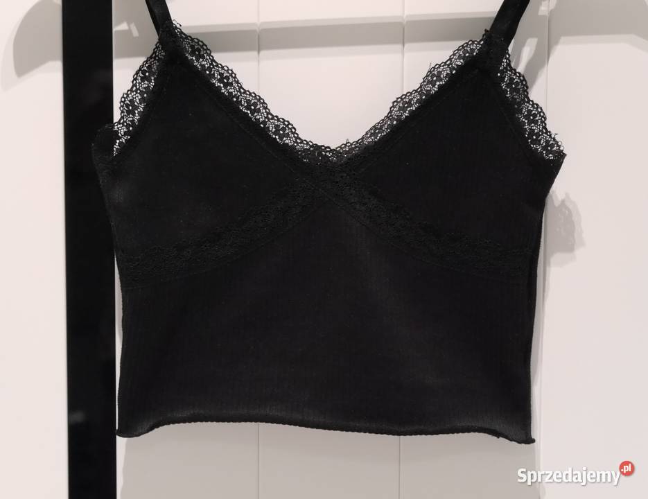 HM świetny top koronka 34 XS Inny materiał Wrocław
