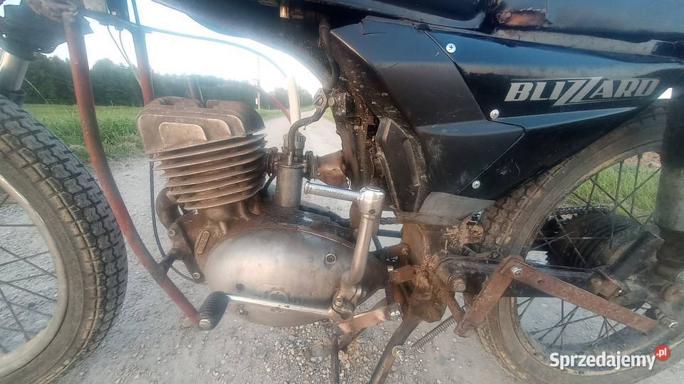 Motocykl z silnikiem Wsk 125 Brodnica