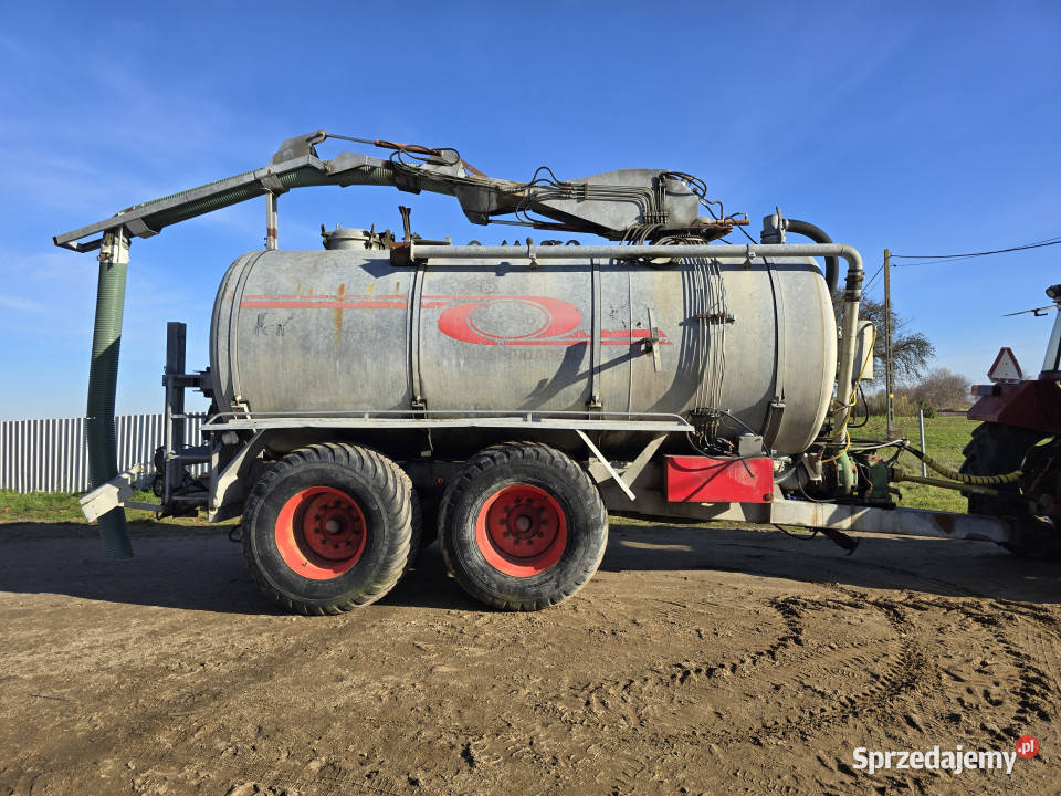 Wóz asenizacyjny JAKO 14000 14 m3 tandem skrętny nieuszkodzony Litwinki