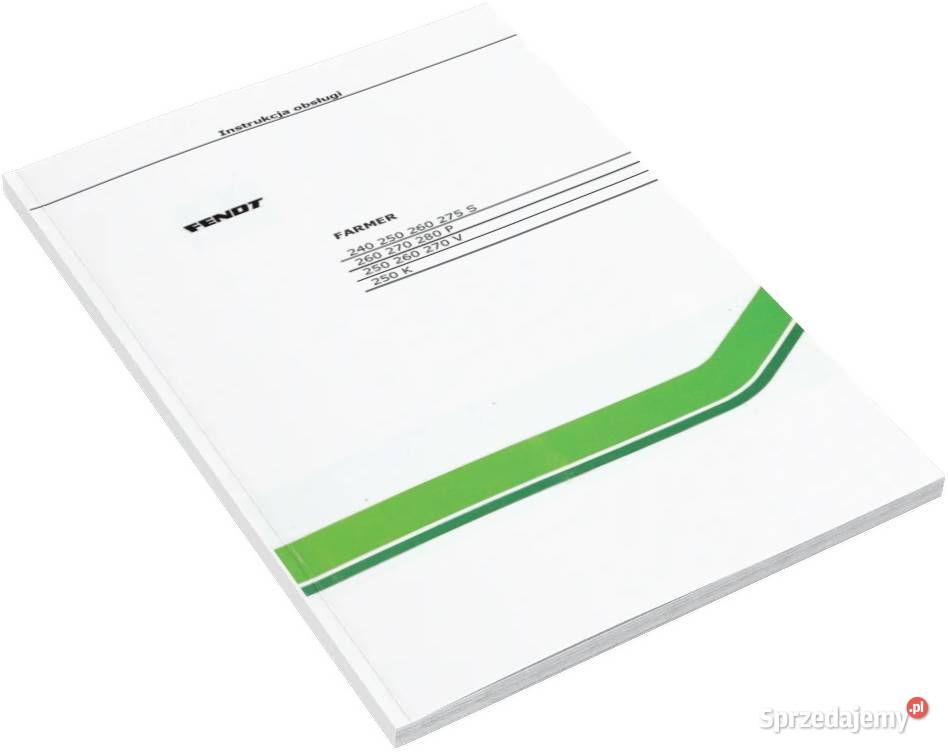 Instrukcja obsługi Fendt Favorit 714 716 Vario Szamotuły sprzedam