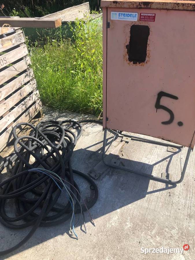 Skrzynka budowlana rozdzielcza z kablem Zbylitowska Góra
