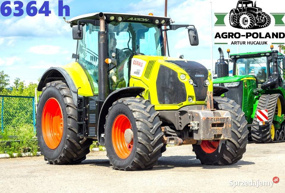 Claas AXION 830 2017 6364 h ORYGINALNE OPONY dolnośląskie Kudowa-Zdrój