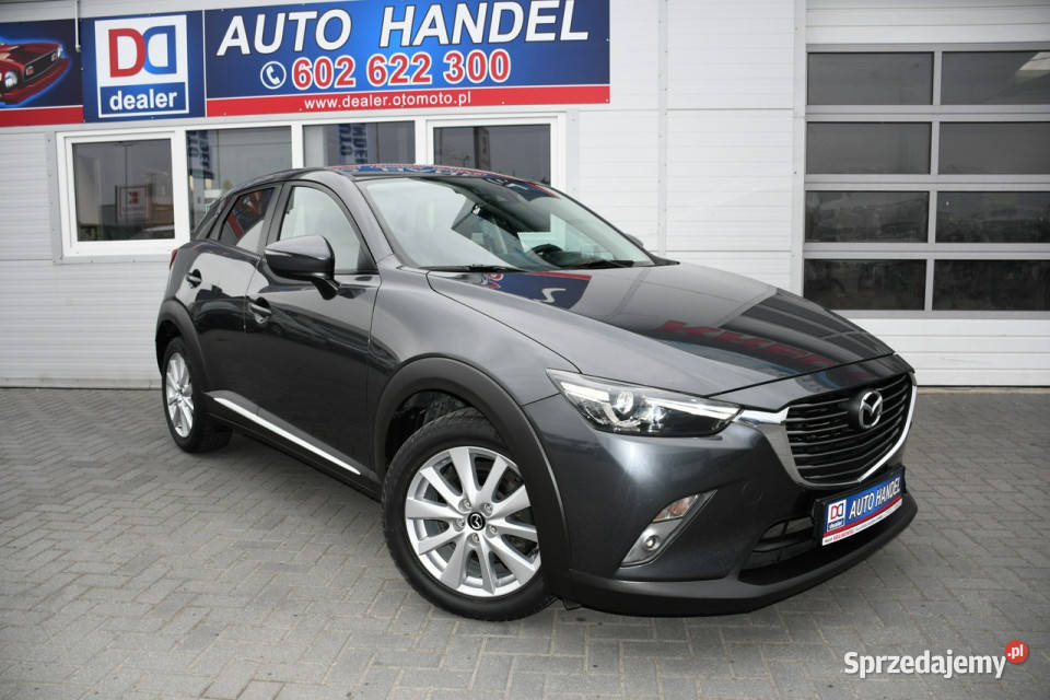 Mazda CX3 15d 100 bezwypadkowy FullLED Skóra szary sprzedam