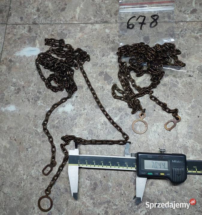 678 Łańcuchy łańcuszki starego zegara Tczew
