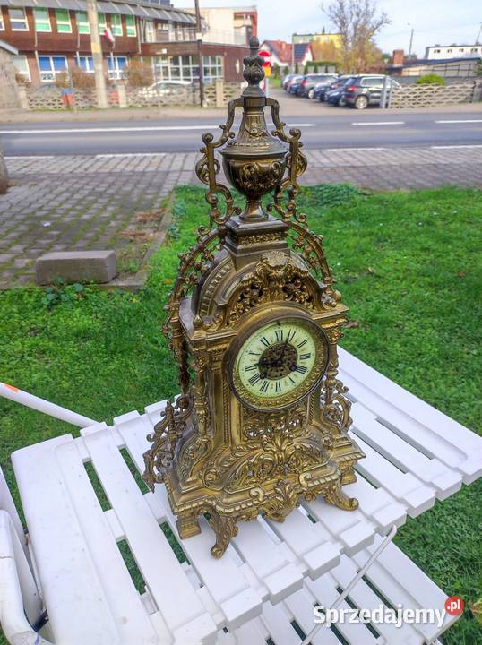 Zegar mosiężny kominkowej dolnośląskie Łagiewniki