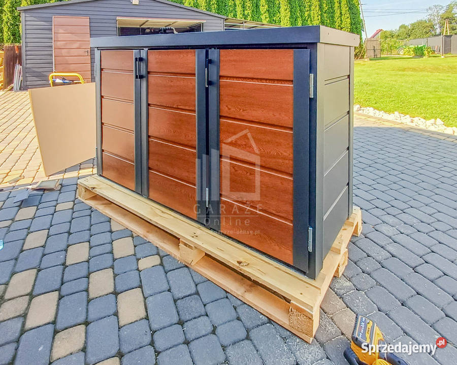 Zabudowa koszy na śmieci wiata obudowa Inowrocław