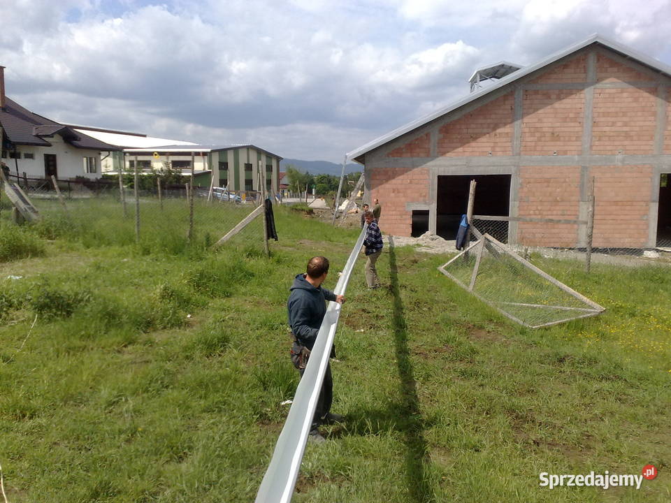 Rynny gzymsoweciągnione na wymiar bez ograniczeń