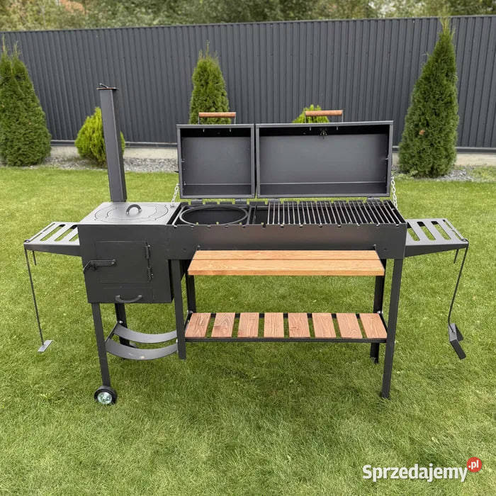 Grill ogrodowy metal gruby 45 mm grill barbecue